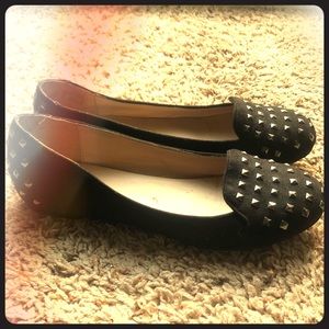 Call it spring suede stud flats size 7